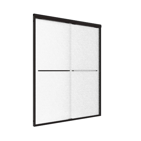 Craft And Main Sliding Shower Door, 60x72in, Frameless CVSS6072-RN-MB