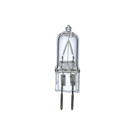 Satco 25W Halogen T4 Capsule Lamp, Clear, GY6.35 Bi-Pin Base S3197