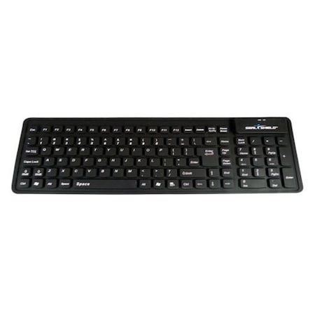 Sealshield SEAL FLEX WASHABLE KEYBOARD, SILICONE RUBBER, FLEXIBLE, SUPERIOR TACTILE RESPONS SSF106