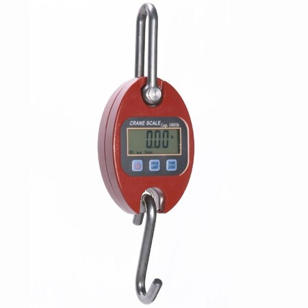 Prime Systems New Prime Scale Portable Easy to Use 100 lb Digital Crane Scale LCD PS-100CR-S
