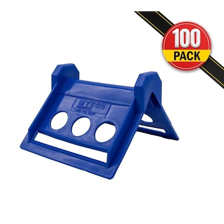 Mytee Products 4in Blue Strap Guards - Corner Protectors Flatbed Strap Corner Guard, 100PK PCPx100