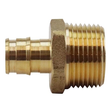The Mosack Group 1/2 BRASS PEX-A X 3/4 MALE ADAPTER EPXMA1234