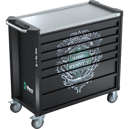 Wera 9701 Tool Rebel roller cabinet Stainless XXL 1 5150131001