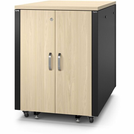 Apc NetShelter Soundproof, 17U, Server Rack Enclosure, 120V, Maple (TAA) AR4017A