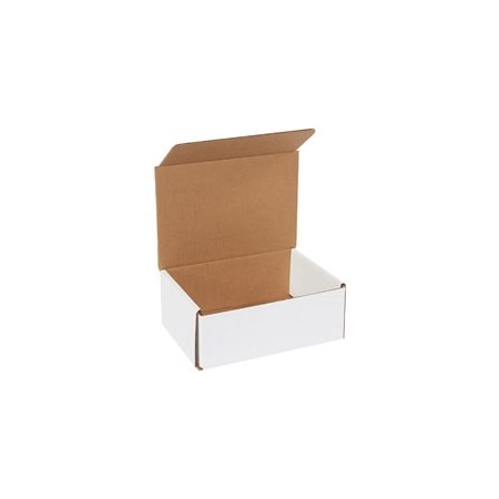 Bubblefast 50-8 x 6 x 3'' White Corrugated Mailers, 50PK BFM863