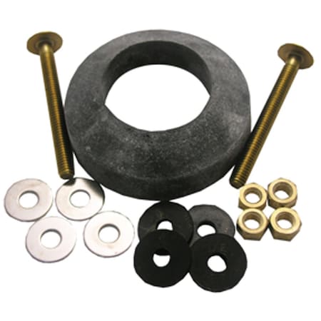 Westlake Pipe & Fittings Toilet Tank To Bowl Bolt Kit with Recessed Gasket 4/1/3807