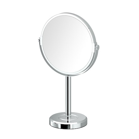 Gatco Latitude II Table Vanity Mirror, Chrome 1386C
