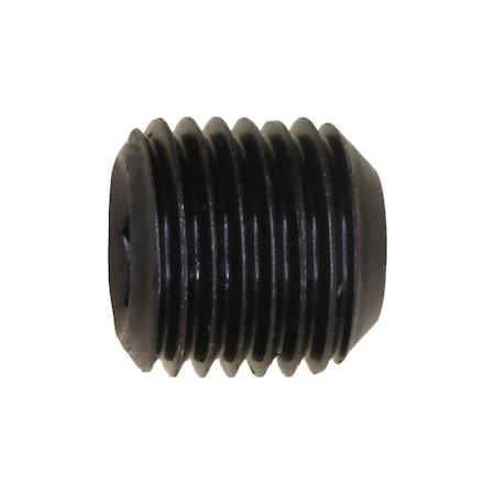 Auveco 3/8in-24 x 3/8in Socket Head Set Screw Cup Point, 25PK 5410