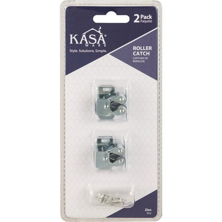 Hardware Resources KasaWare Zinc Roller Catches, 2PK KFCR-A-ZN2