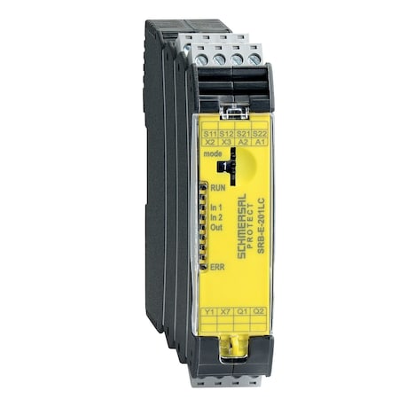 Schmersal Safety-monitoring modules, 103009970, Plug-in screw terminals with coding, STOP 0 Function, 1 oder SRB-E-201LC