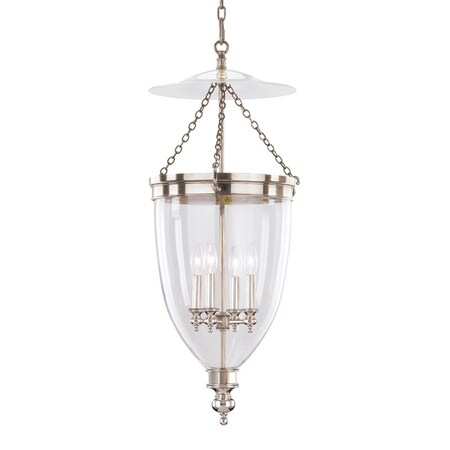 Hudson Valley Lighting Hanover 4 Light Pendant 15.5 In. Polished Nickel 143-PN
