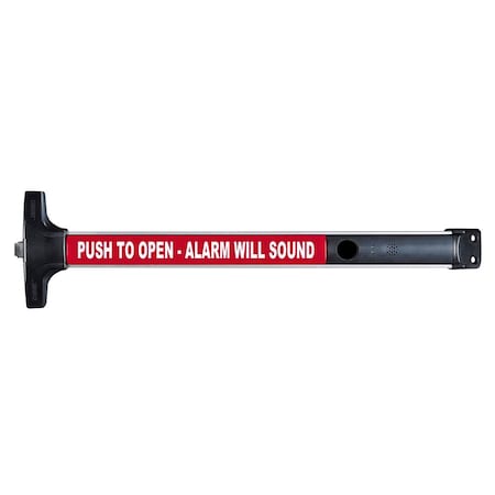 Detex Value Series Wide Stile Rim Exit Device, Delayed Egress, 36 In. Device V40 EE FC3 CD 628 99 36