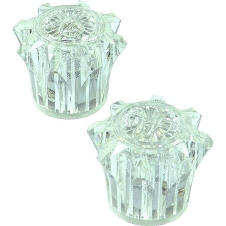 Danco Faucet Handle, Acrylic, For Universal Two Handle Kitchen and Lavatory Faucets 88889