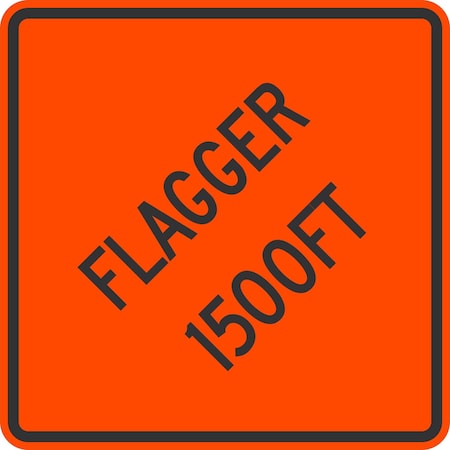 Lyle Flagger 1500FT, 36x36, Engineer Grade, Orange G-16098-EG_36x36