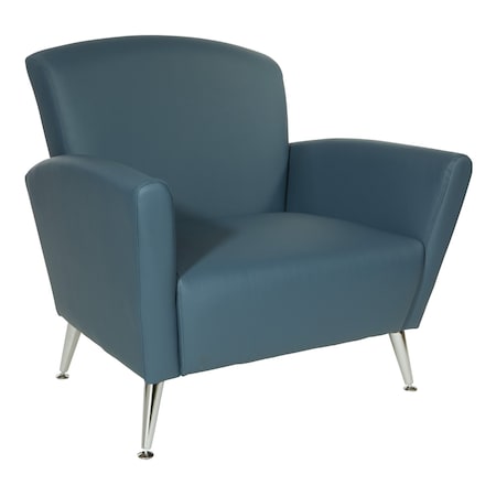 Office Star Products Lounge Seating Club Chair, Dillon Blue SL50551-R105