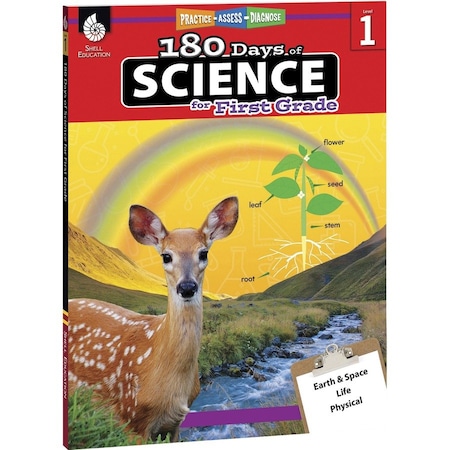 Shell Education 180 Days of Science Book, Grade 1 51407