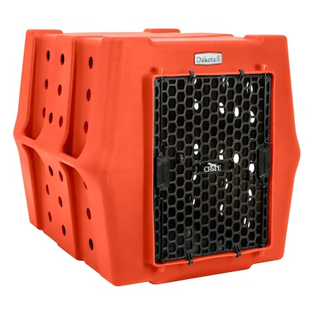 Dakota 283 CRaTE - Canine Rough and Tough Economy Kennel - Intermediate - Orange D2-CRATE-MD-ORA