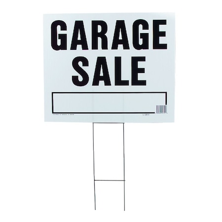 Hy-Ko Corrugated Plastic Sign Garage Sale LGS-2