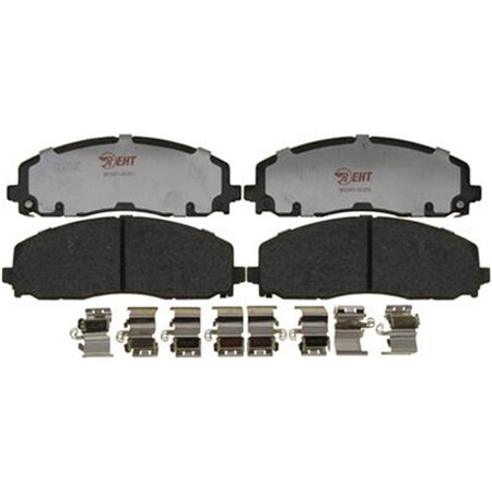 Rm Brakes EHT1589H Ceramic Brake Pad Set With Hardware R53-EHT1589H
