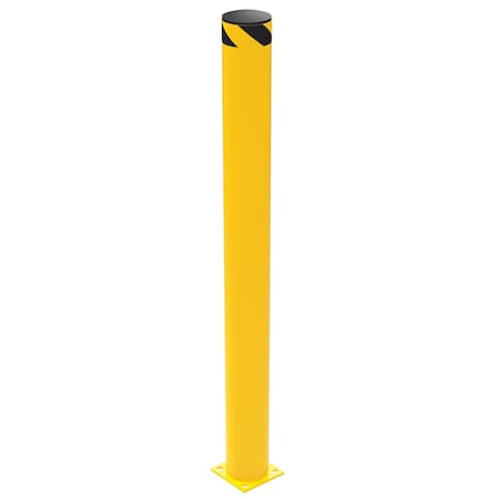 Vestil Steel Pipe Safety Bollard, 72 x 6-1/2" BOL-72-6.5