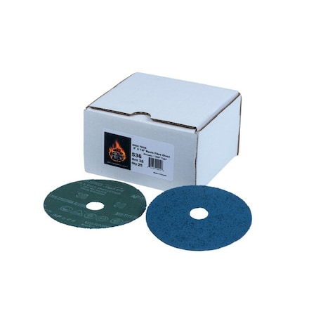 High Teck Products 5in Grinding Disc, 36 Grit, Zirconia, 25PK 536