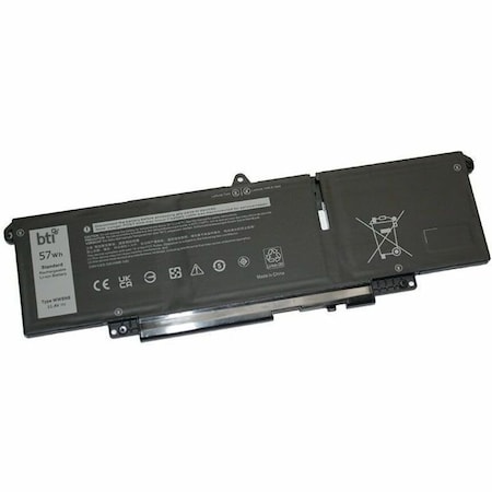 Battery Technology BTI 3-CELL 11.4V LI-ION BATTERY FOR DELL LATITUDE 7340, 7340 2-IN-1, 7 WW8N8-BTI
