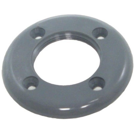 Custom Molded Products Threaded Vinyl Pool Face Plate, Gray CMP25546001000