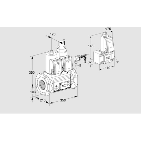Honeywell Kromschroder VCS8100F05NLWRE/PPPP/PPZ- KS88206557
