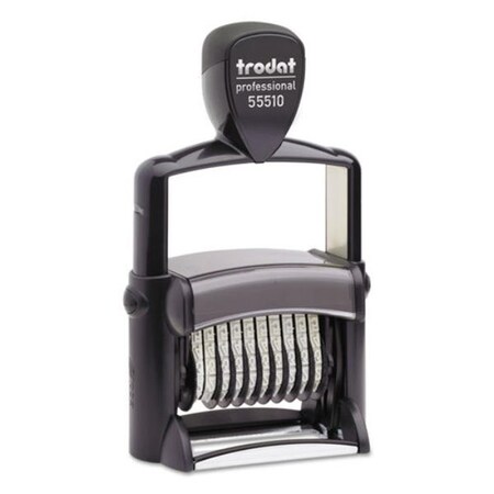 Classroom Creations Ten Digits Professional Self-Inking Numberer Stamp, Black CL3742886