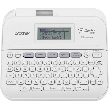 Brother Portable Printer, Single Color, 180 dpi PTD410VP