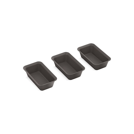 Kohler Three-piece workstation prep bowl set Stone Grey 35484-1DK