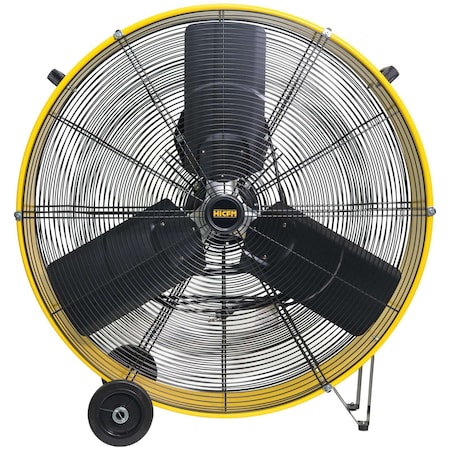 Edendirect Heavy Duty Industrial Blower Drum Fan, 30 in Blade Dia, 120V, 2,900/4,800 cfm IR-FAND30FDC