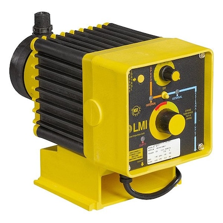 Lmi Pumps ChemicalMeteringPump, 240gpd, PVCHead C771-24