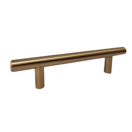 Pride Industrial 6in Bar Cabinet Pull with 3-3/4in Center to Center Rose Gold Finish P1096RG