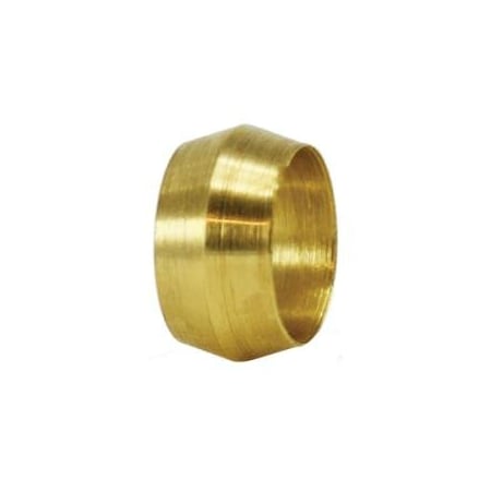 First Fitting & Fastener 7/16 BRASS COMPRESSION SLEEVE 18006MID