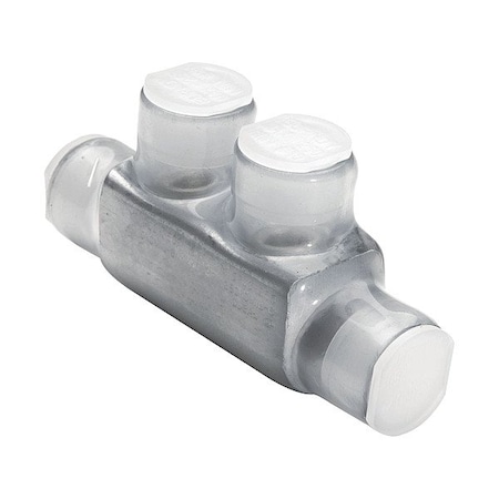 Burndy MultitapConnector, Alum, Clear, Hex, 2Port BISR350