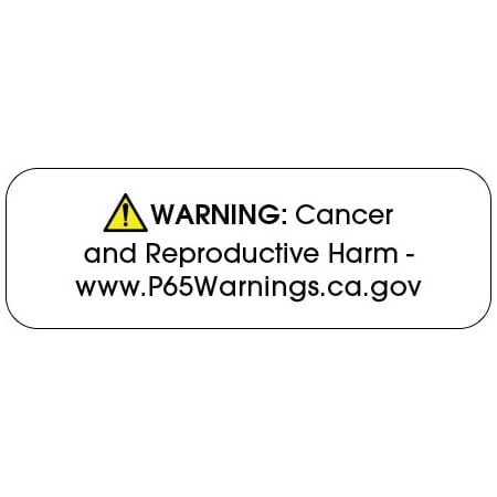 Bsc Preferred 1.5 x 0.5'' - ''Warning: Cancer and Reproductive Harm - '' Prop 65 Labels DL4510