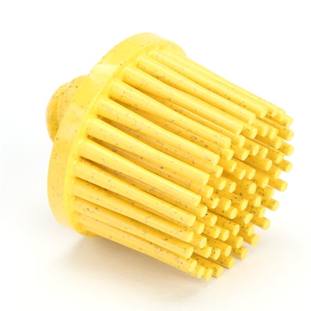 Scotch-Brite Roloc Bristle Disc, 07531, RD-ZB, 80 Yellow, 1 in, 4PK 7531