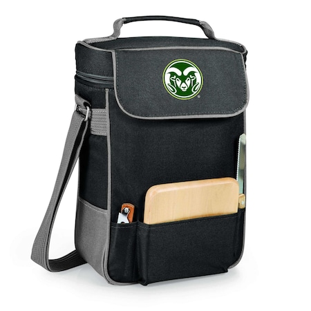 Picnic Time Family Of Brands NCAA Colorado State Rams Duet Wine and Cheese Tote Bag 623-04-175-134-0
