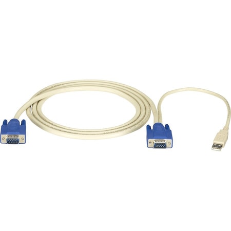 Black Box BLACK BOX Kvm Cpu Cable, Vga, Usb, 6-ft. 1.8-m EHN9000U-0006
