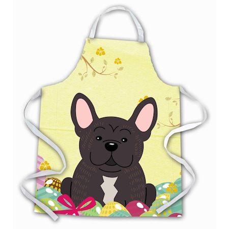 Carolines Treasures Easter Eggs French Bulldog Brindle Apron BB6009APRON