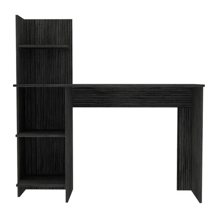 Homeroots 47" Gray Computer Desk With Hutch 403836