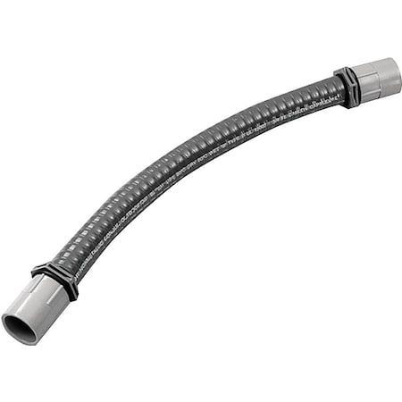 Carlon Conduit Fitting Elbow, 3/4 in, PVC, PVC Coated, Gray UAFAE