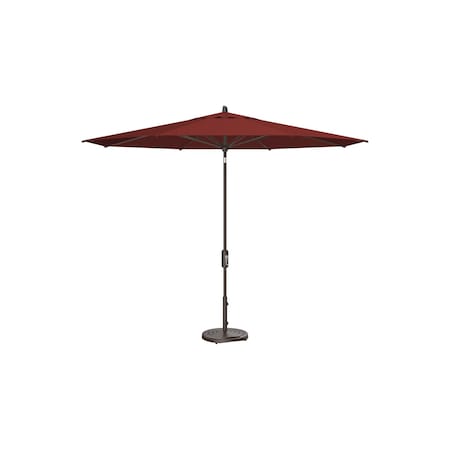Treasure Garden 11 ft Patio Umbella, aluminum, fiberglass ribs, outdoor, Henna UM841-00 5407 Henna