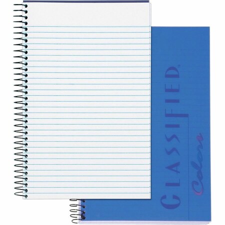 Tops Business Forms TOPS, COLOR NOTEBOOKS, 1 SUBJECT, NARROW RULE, INDIGO BLUE COVER, 8.5 X 5.5, 100PK 73506