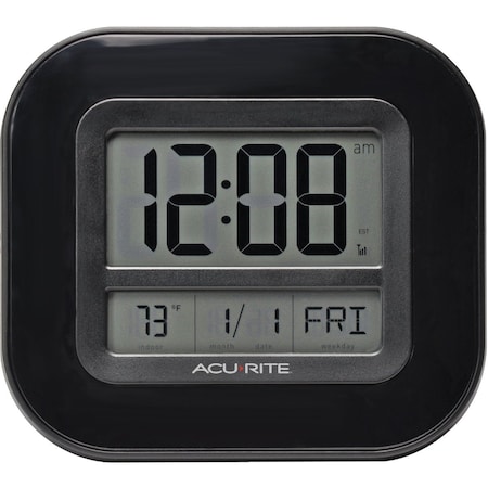 Acurite Atomic Digital Wall Clock 75172