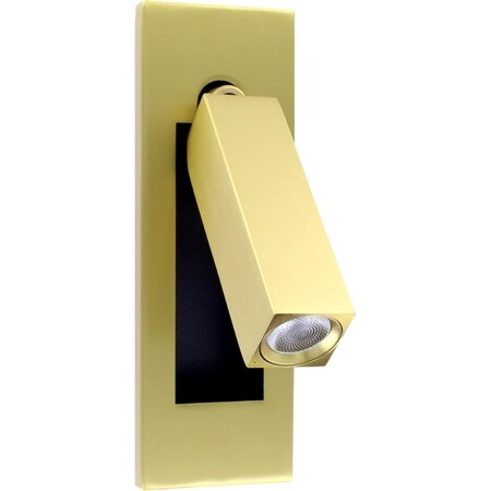 Leeki Modern Wall Mounted Bedside Adjustable Reading LED Light Sconce, Gold LKI-1028