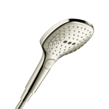 Hansgrohe Raindance Select E Handshower 120 3-Jet, 2.5 GPM in Polished Nickel 26521831