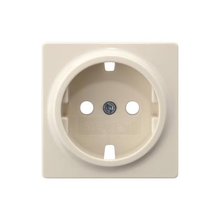 Siemens DELTA i-system electrical white cover plate 55 x 55 mm for SCHUKO socket outlet 5UH1046