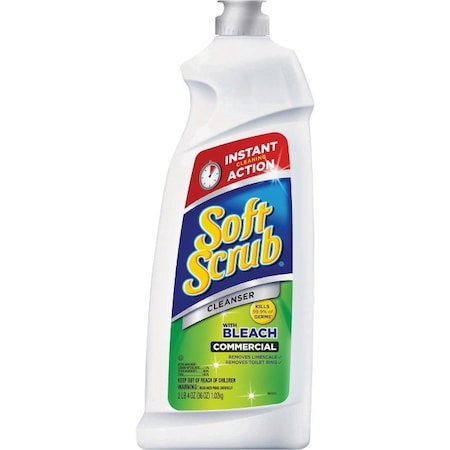 Dial DIA15519 36 fl oz Soft Scrub Disinfectant Cleanser Bleach - White DIA15519